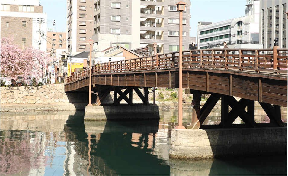 街中散策コース・小倉街角散策 ③常盤橋（長崎街道）写真