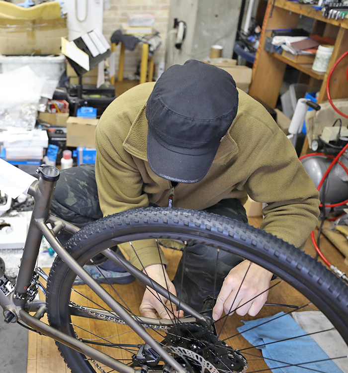 北九州市内の自転車ショップ 写真